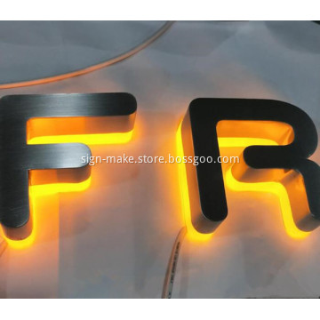 Reverse Halo Lit Channel Letters at Cheap Price